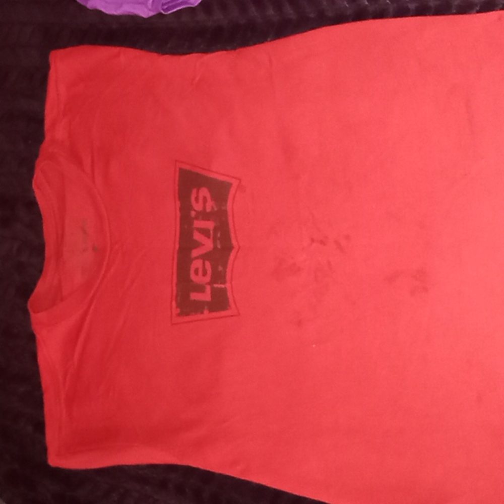 Red Levi Tee